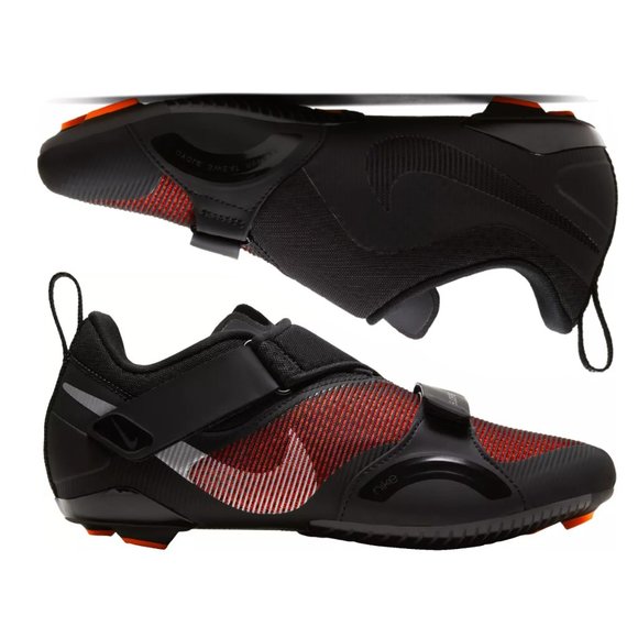 $120 NWB Men's Nike Superrep Indoor Cycle Cycling Shoes CJ0775 008 Black Orange - Picture 2 of 8